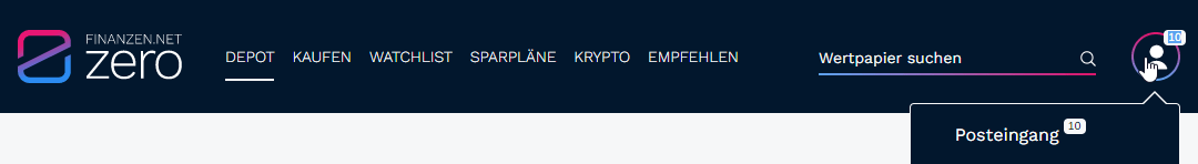 finanzen.net ZERO Profil